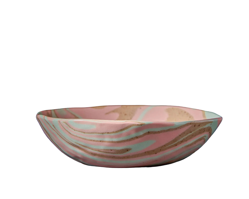Desert Rose Marbled Bowls