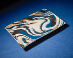 Small Rectangular Dish - Blue and Black