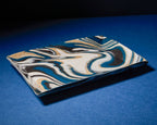 Small Rectangular Dish - Blue and Black