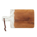 White Swirled Serving Board