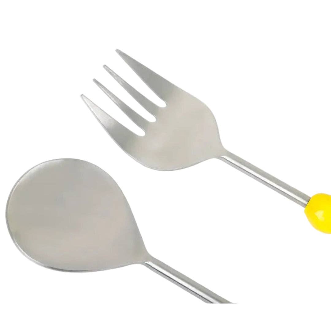 Salad Server with Lemon Handle