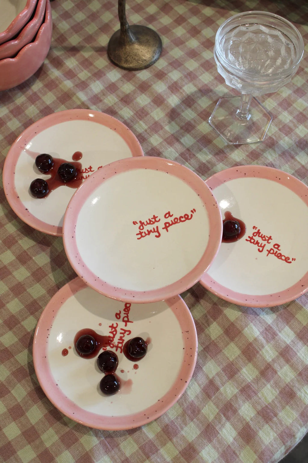 Just a Tiny Piece Plates (set of 4)