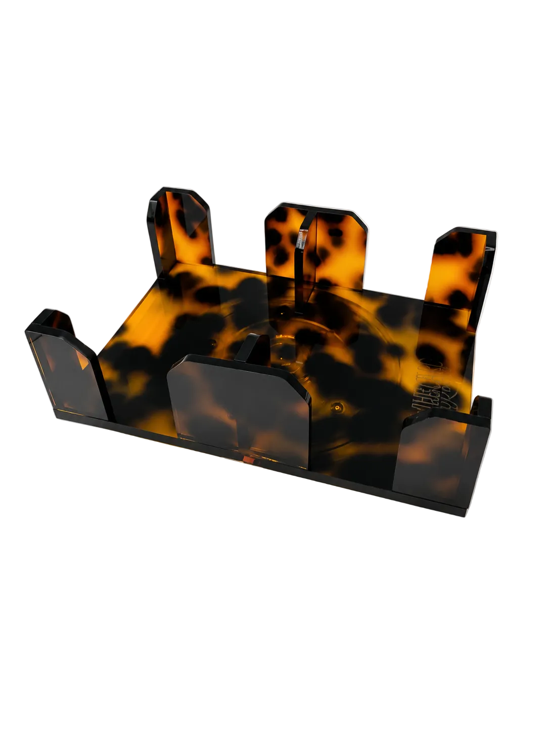Acrylic Tortoise Canasta Card Spinner