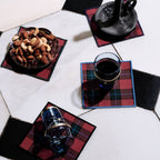 Plaid Cocktail Napkins | Set of 4
