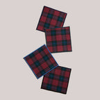 Plaid Cocktail Napkins | Set of 4