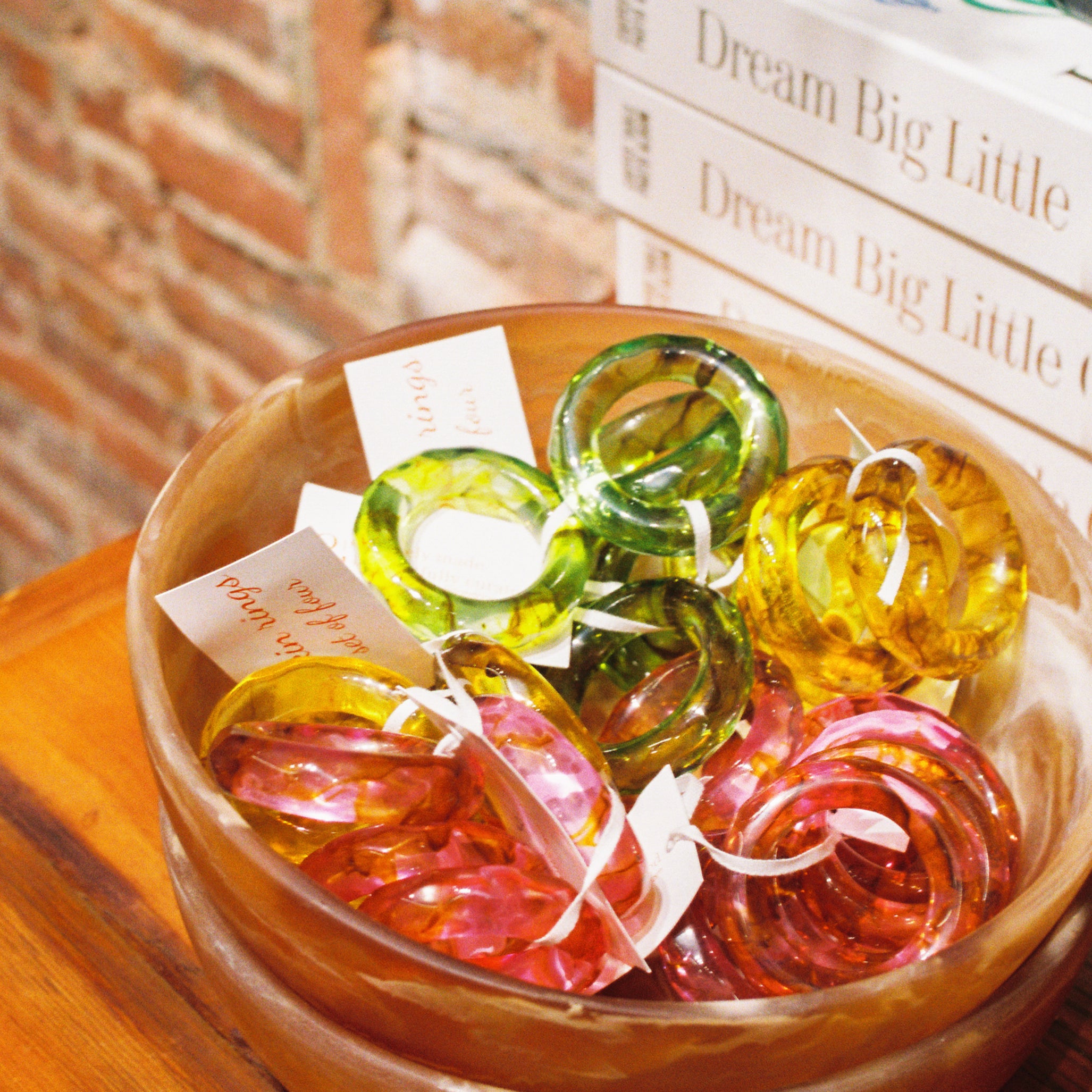 Element Napkin Rings- Honey