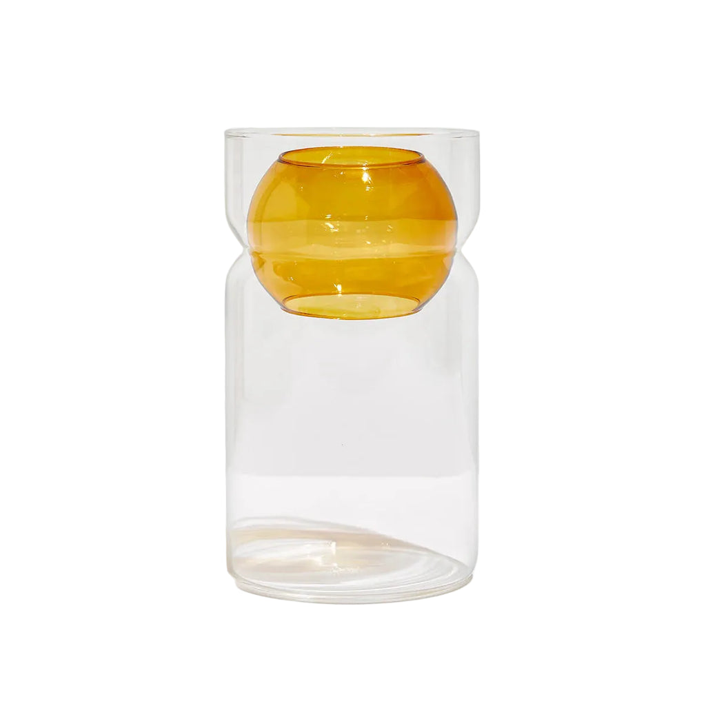 Balance Vase - Clear Amber
