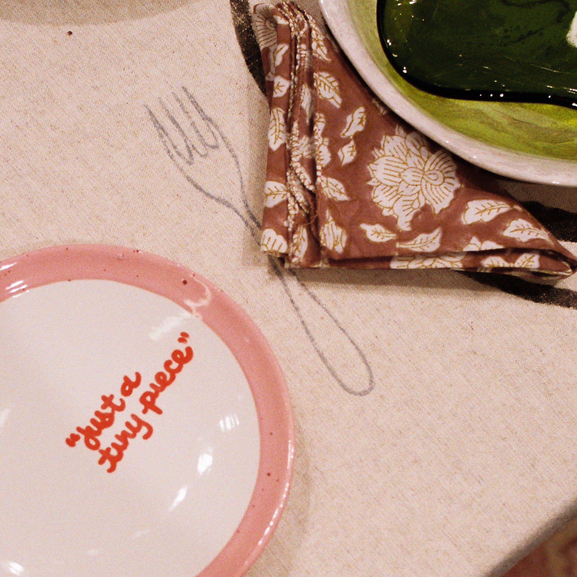 Just a Tiny Piece Plates (set of 4)