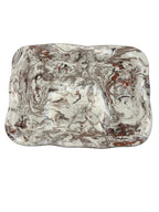 Ceramic Marbleized Tray - Brown