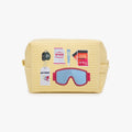 Yellow Ski Travel Pouch