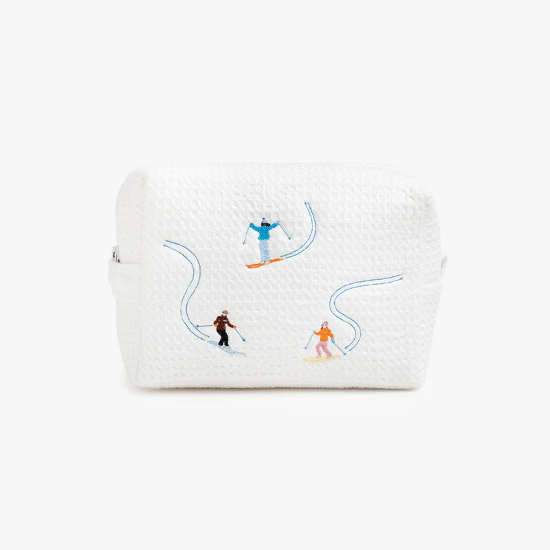 White Ski Pouch