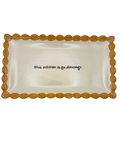 This Kitchen is For Dancing Platter - Honey