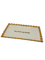 This Kitchen is For Dancing Platter - Honey