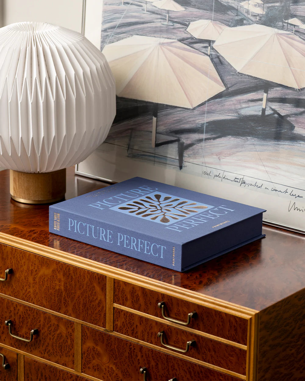 Photo Album Coffee Table Book, Picture Perfect, Blue