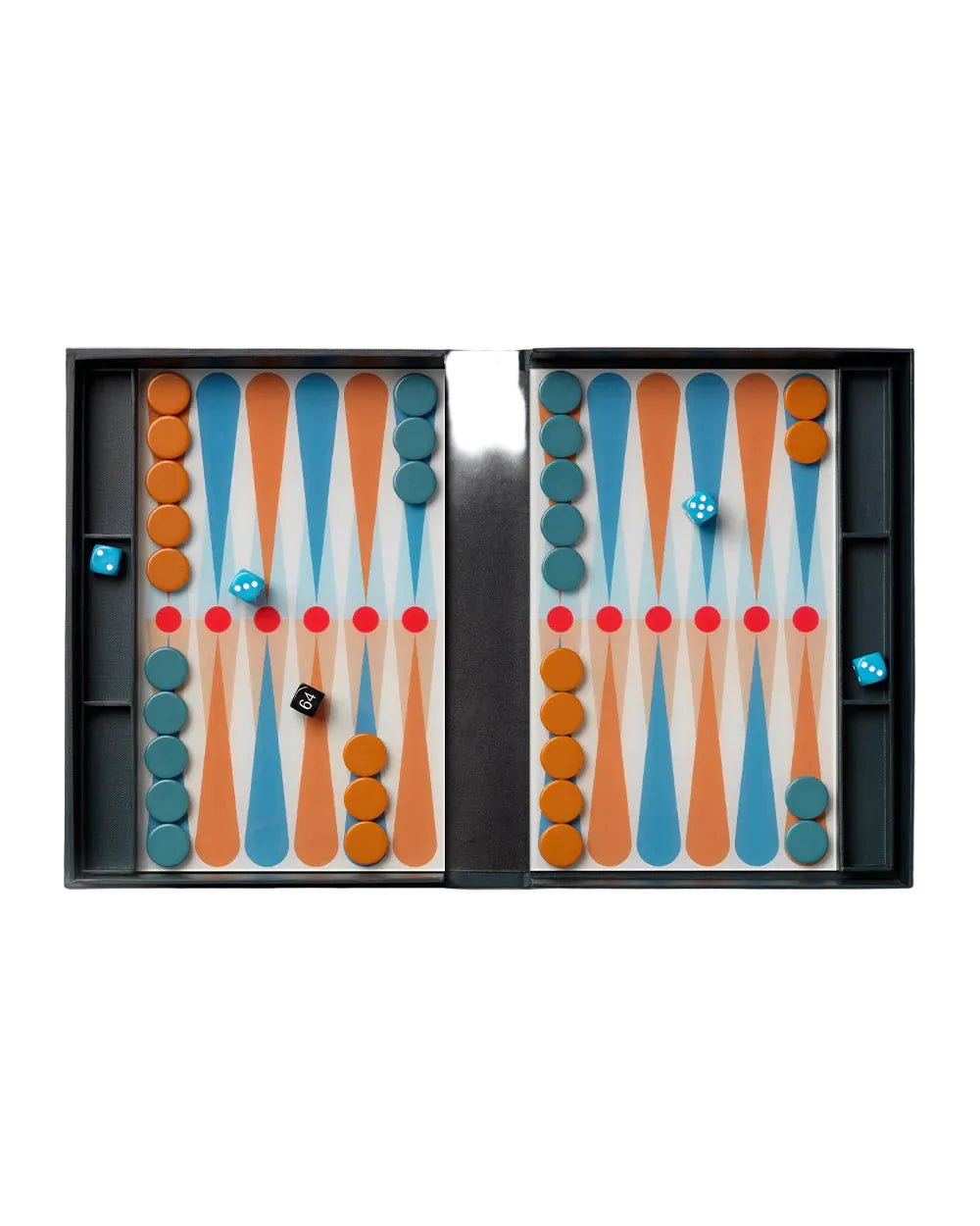 Backgammon Coffee Table Book - Navy