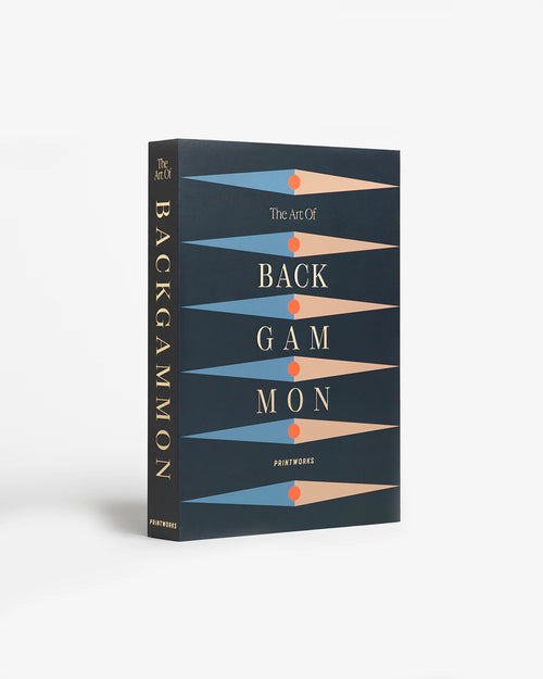 Backgammon Coffee Table Book - Navy