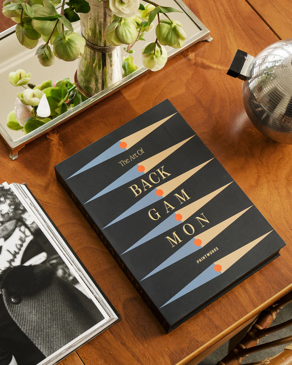 Backgammon Coffee Table Book - Navy
