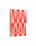 Backgammon Coffee Table Book - Red