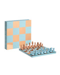 Chess Coffee Table Book - Blue Mirrored