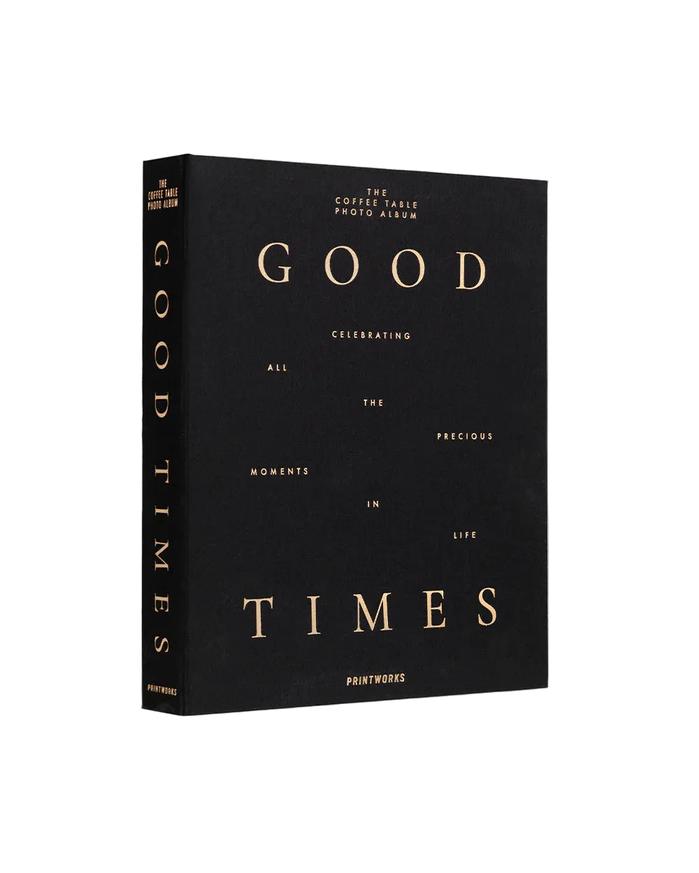 Photo Album Coffee Table Book - Good Times, Black