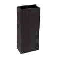 Rue Tall Vase - Raw Noir