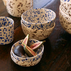 Splatterware Nut Bowls - Blue