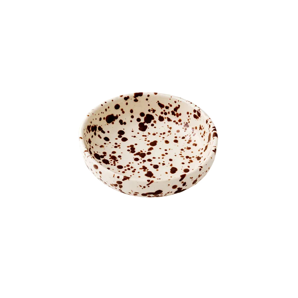 Splatterware Nut Bowls - Cacao