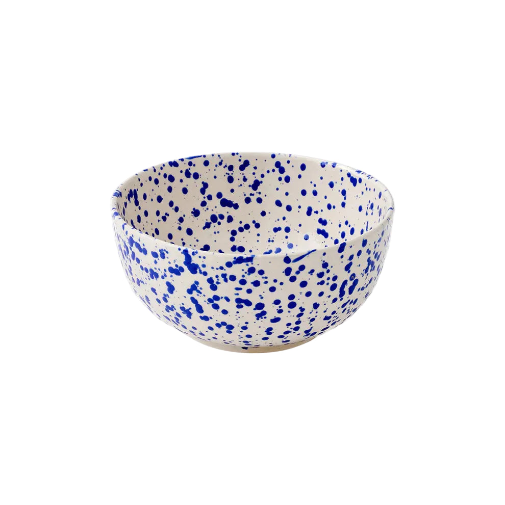 Splatterware Serving Bowl - Blue