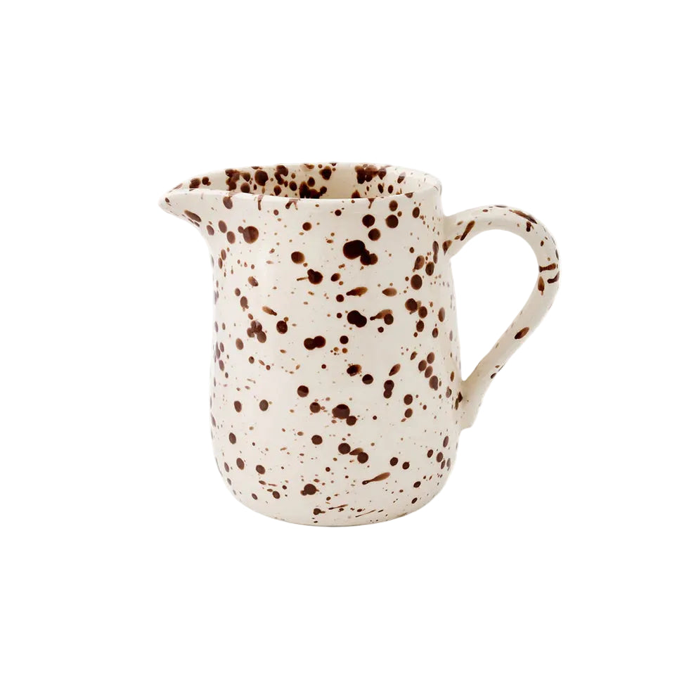 Splatterware Pitcher - Cacao