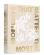 Photo Album Coffee Table Book, Moments that Matters, Beige