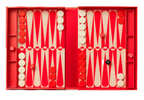 Backgammon Coffee Table Book - Red