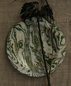 Green Marbleized Plates