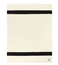 Mason Throw, Ivory with Black stripe