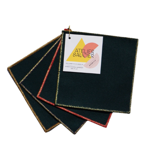 Sparkly Cocktail Napkins | Set of 4