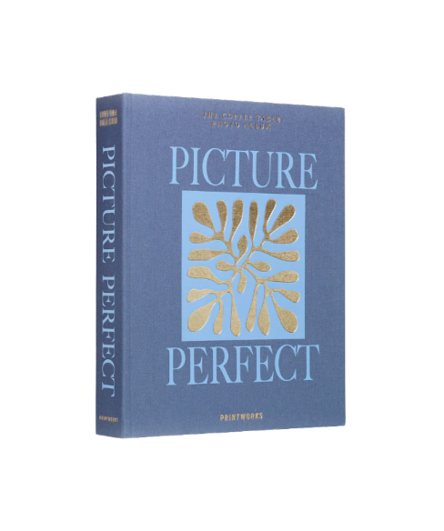 Photo Album Coffee Table Book, Picture Perfect, Blue
