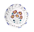 Serving plate - Anemone milk Midnight Flowers