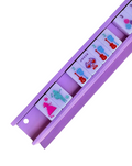 Mahjong Racks & Pushers (Set of 4): Purple