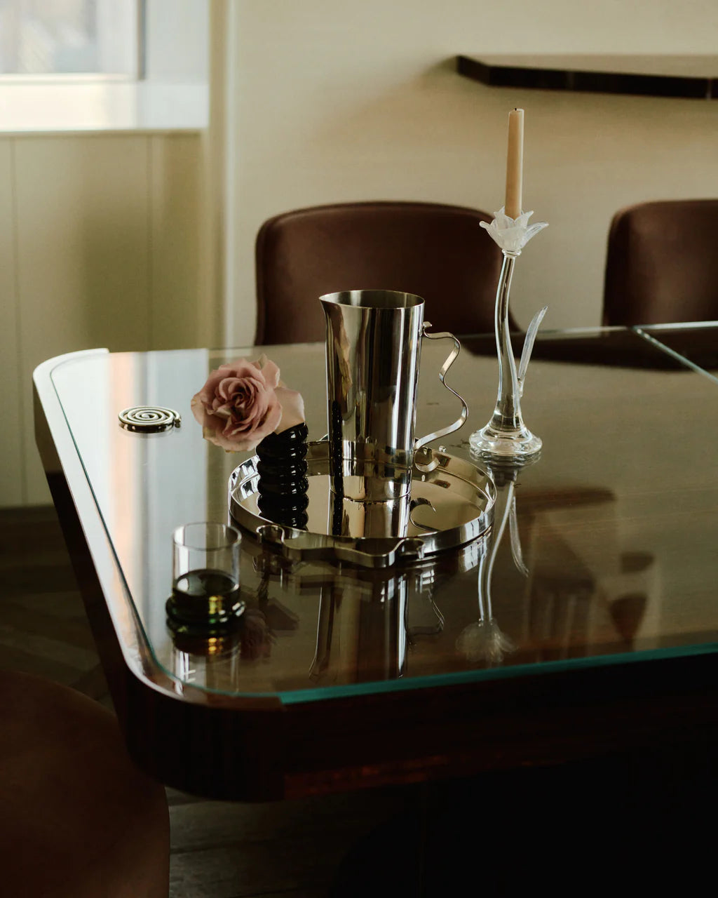 Silver Squiggle Pitcher
