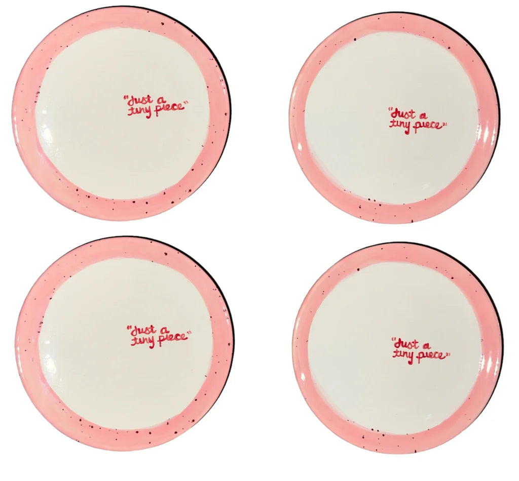 Just a Tiny Piece Plates (set of 4)