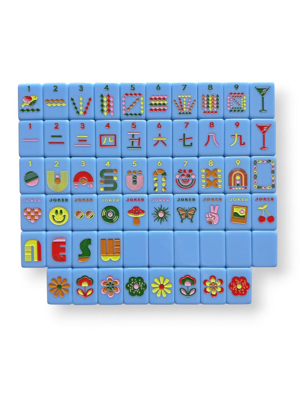 Mahjong Mod Tiles - Blue