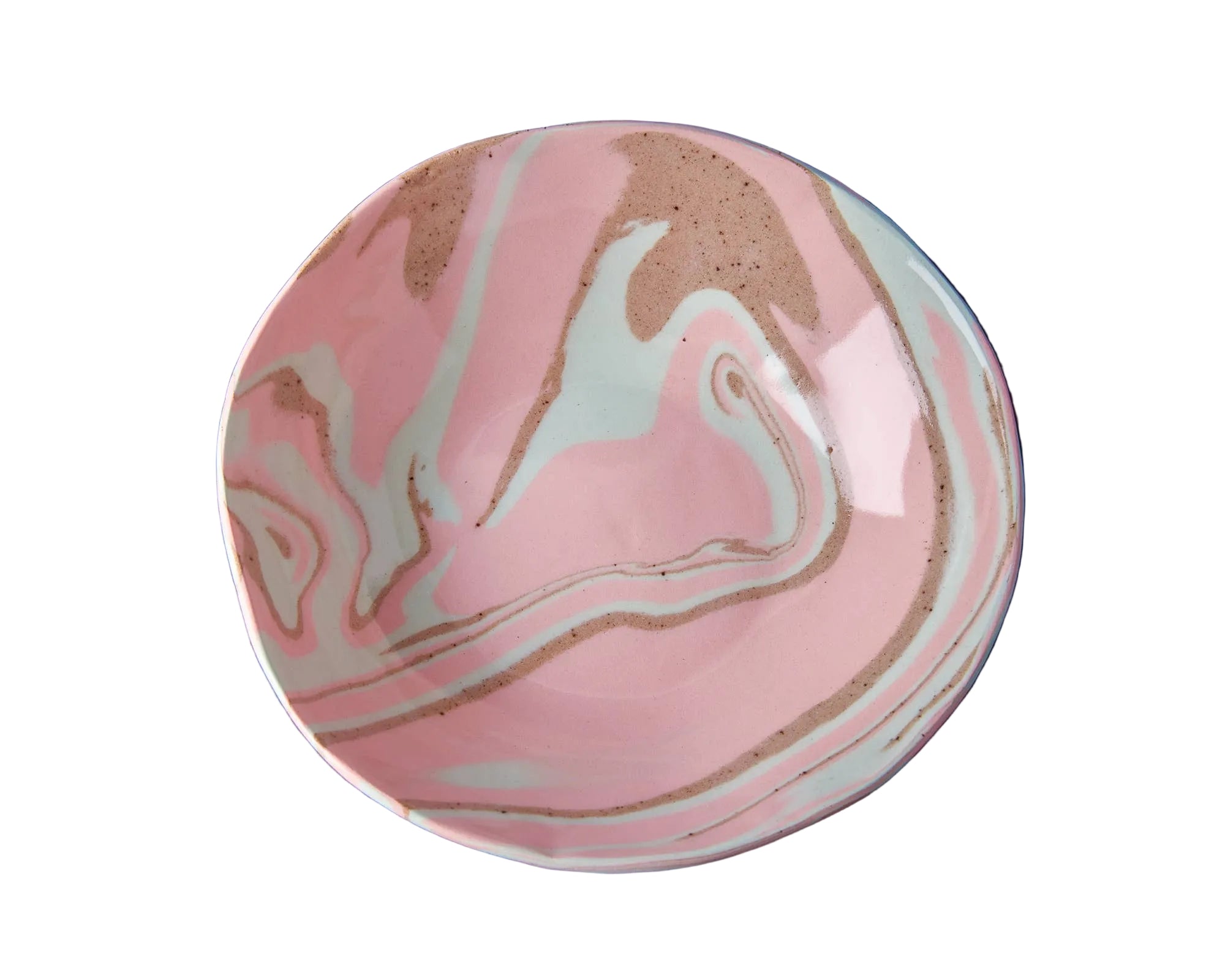 Desert Rose Marbled Bowls