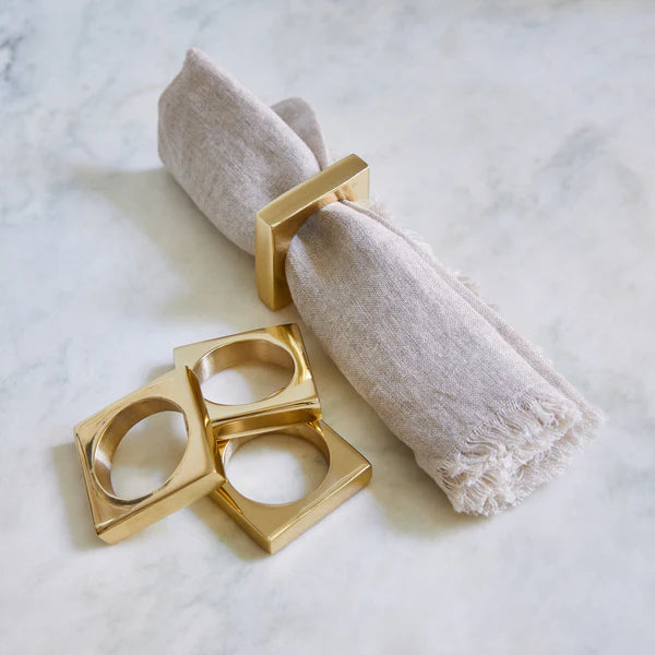 Brass Napkin Rings (set of 2)