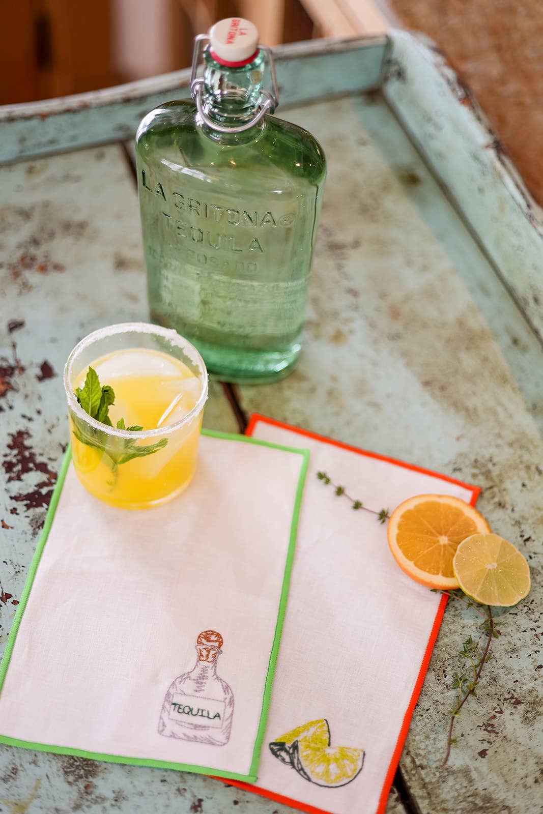 Tequila & Limes Napkins - set of 4