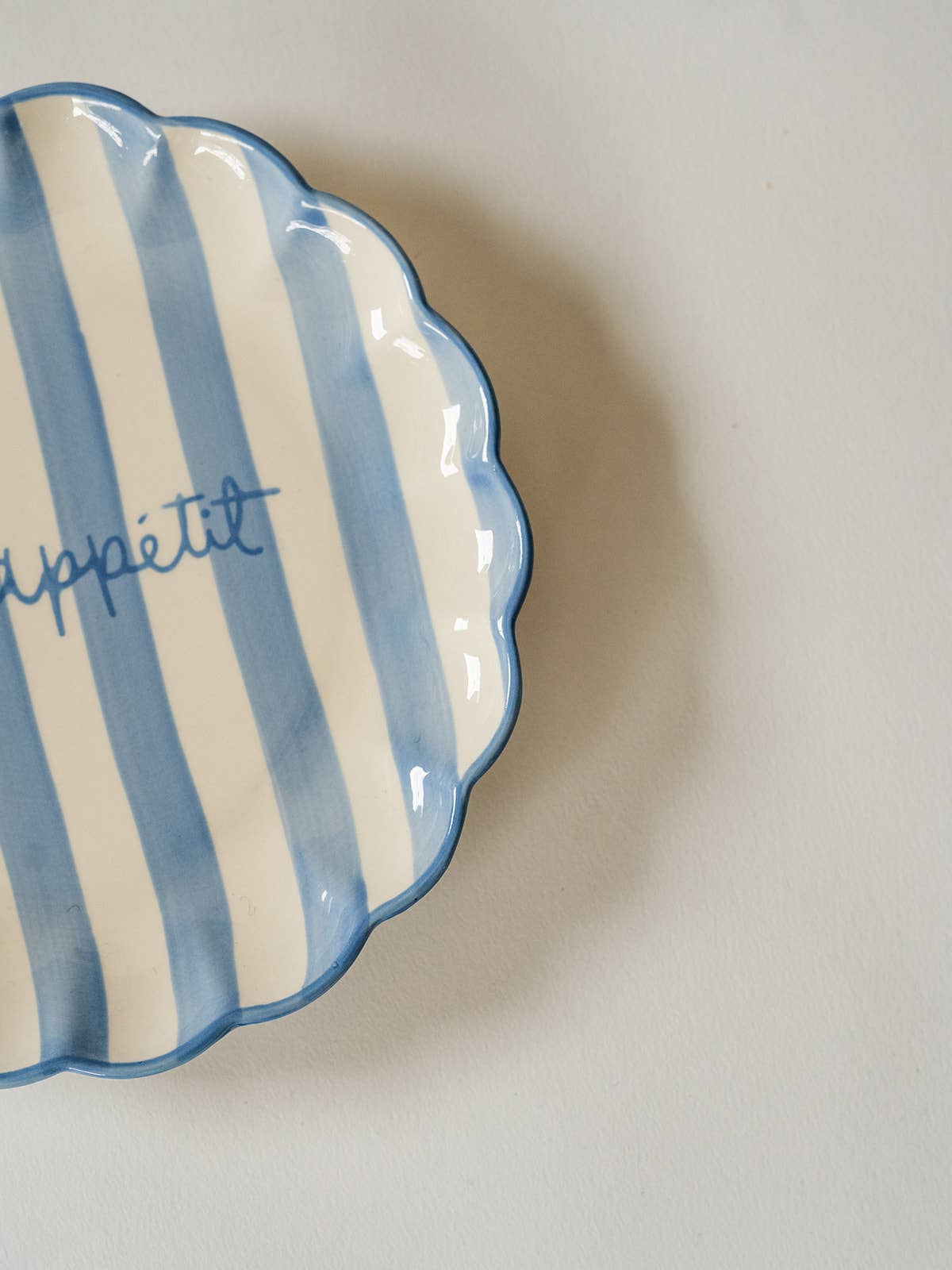 Scallop Dessert Plate - Bon Appetit