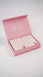 Pink & Cherries Canasta Card Set