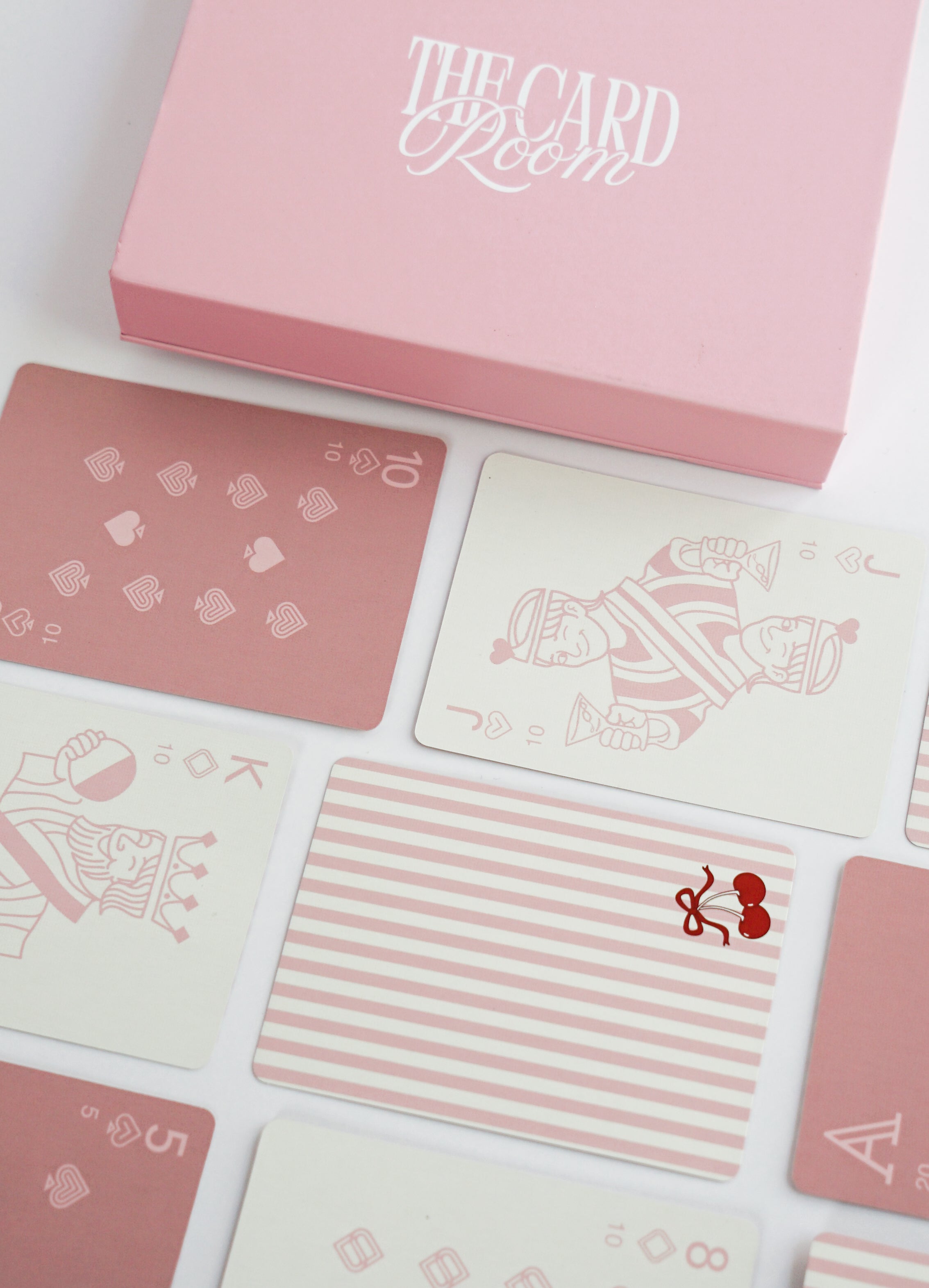 Pink & Cherries Canasta Card Set