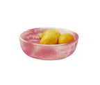 Pink Swirled Serving Bowl - Small